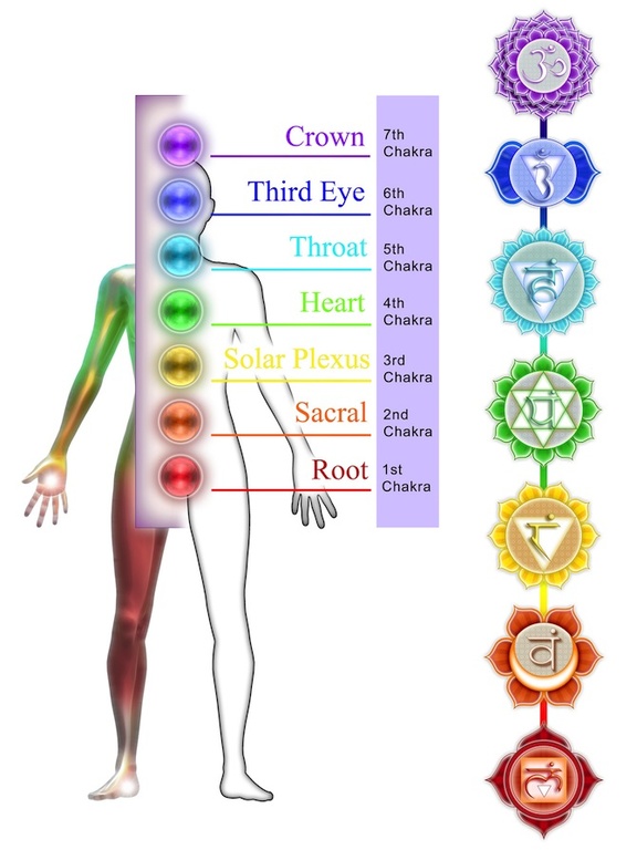 I sette chakra principali