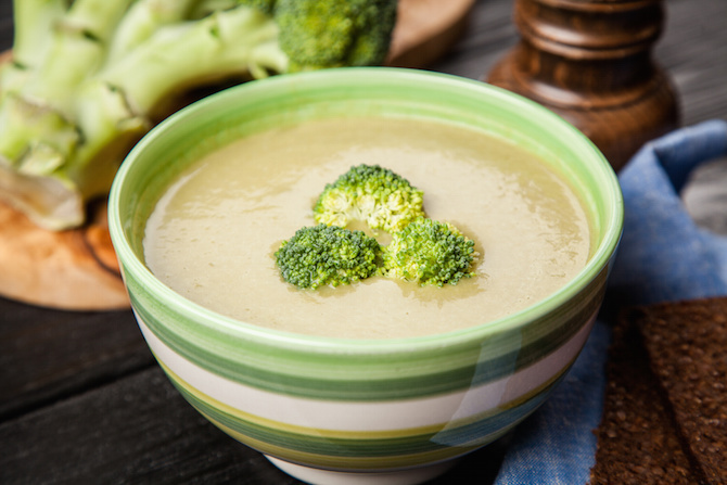 broccoli ricetta light vellutata