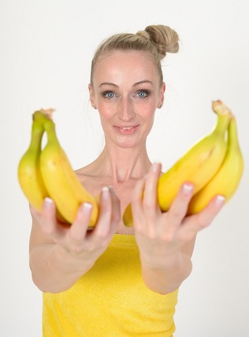 Le banane e la frutta