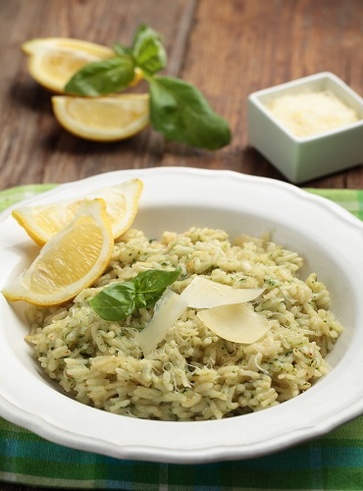 Risotto al cipollotto e 10 erbe