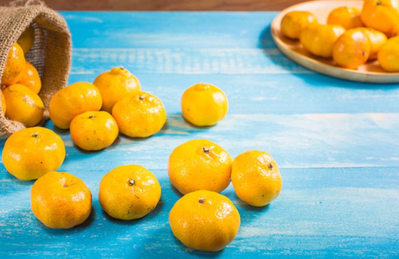 Frutta top di dicembre, i mandarini